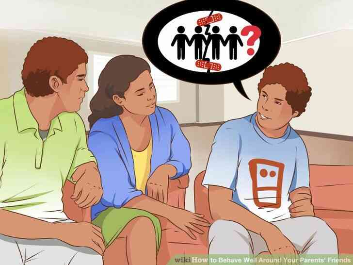 Image intitulée à Bien se Comporter Autour de Vos Amis des Parents à l